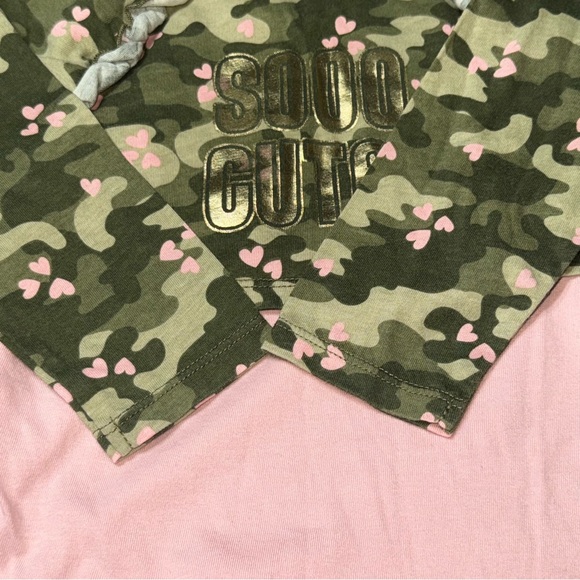 ❤️3 for $12 ❤️ Garanimals Pink Camo Bodysuit& Calvin Klein Jeans Leggings 12&18M - Picture 6 of 15